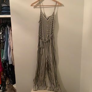 Black and white jumpsuit